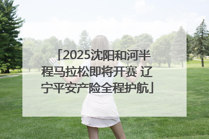 2025沈阳和河半程马拉松即将开赛 辽宁平安产险全程护航